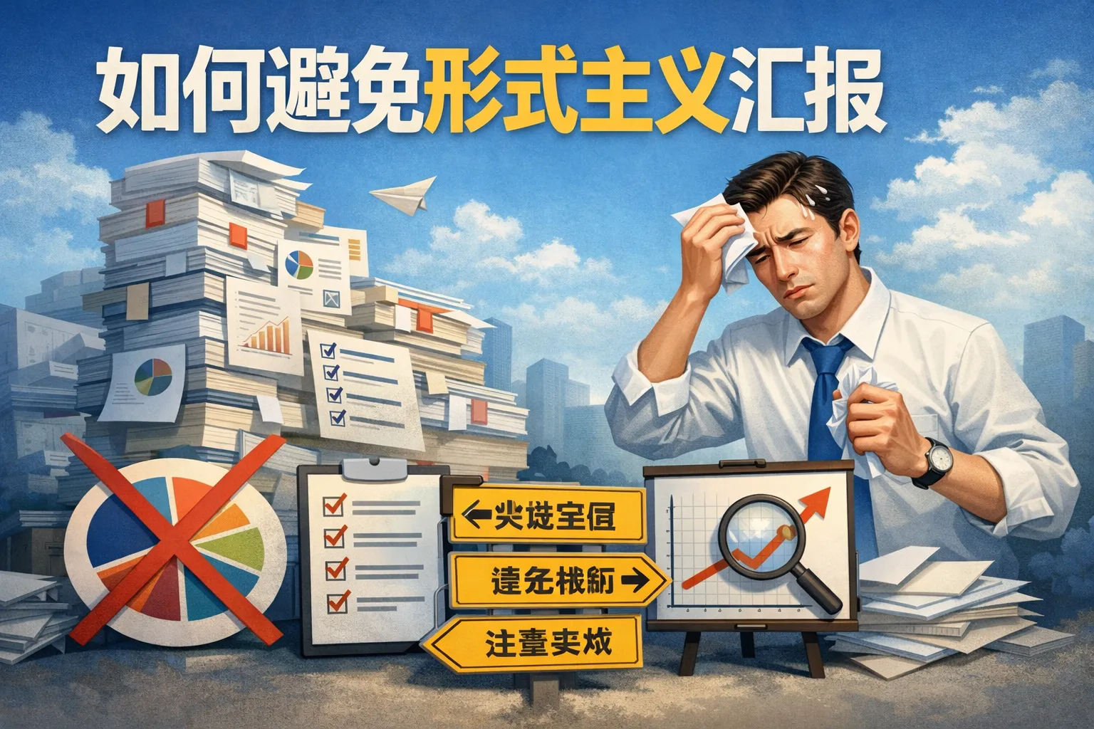 如何避免形式主义汇报