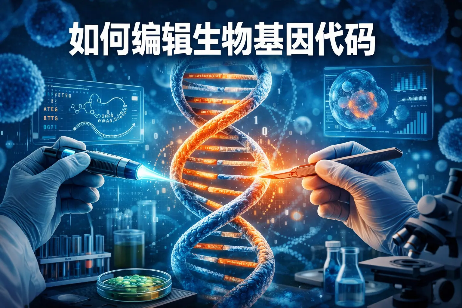 如何编辑生物基因代码