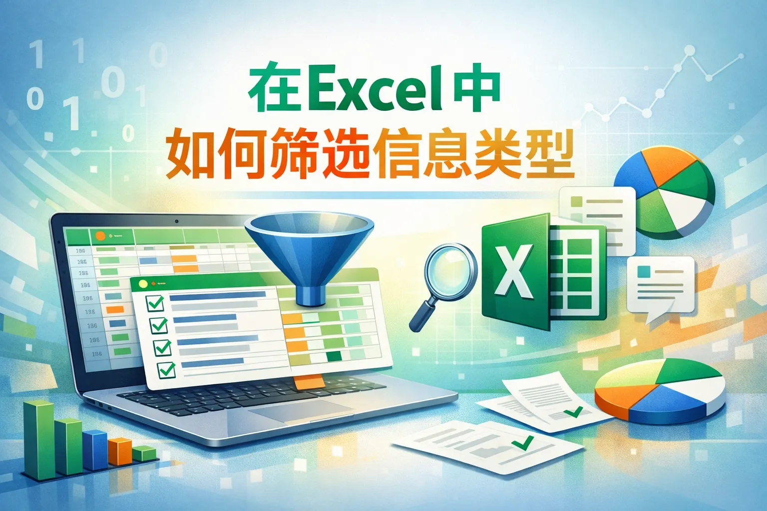 在excel中如何筛选信息类型