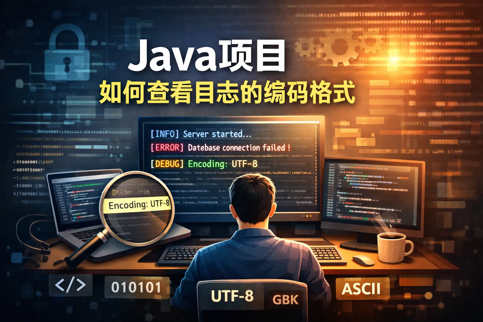 java项目如何查看日志的编码格式