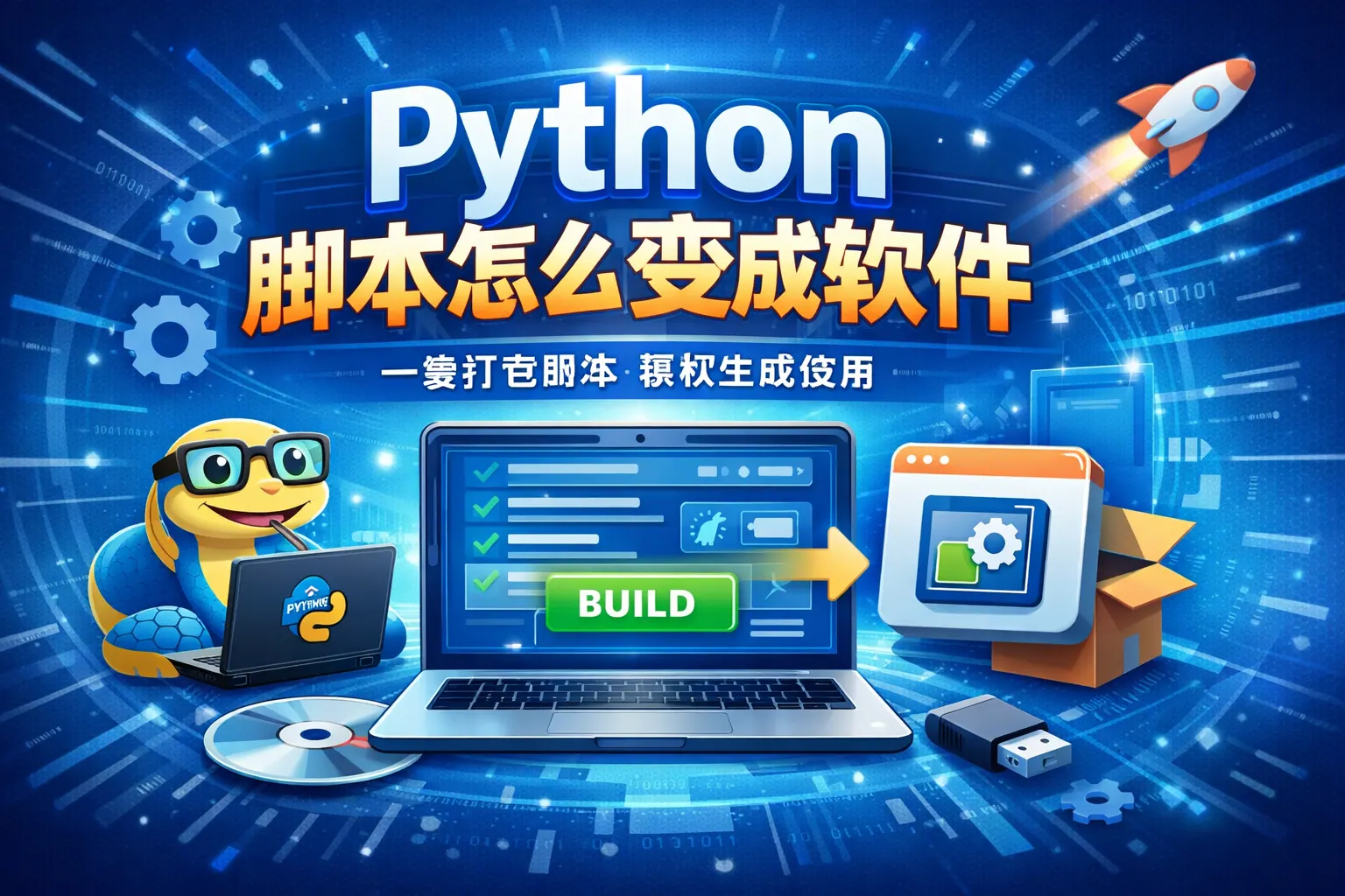 python脚本怎么变成软件