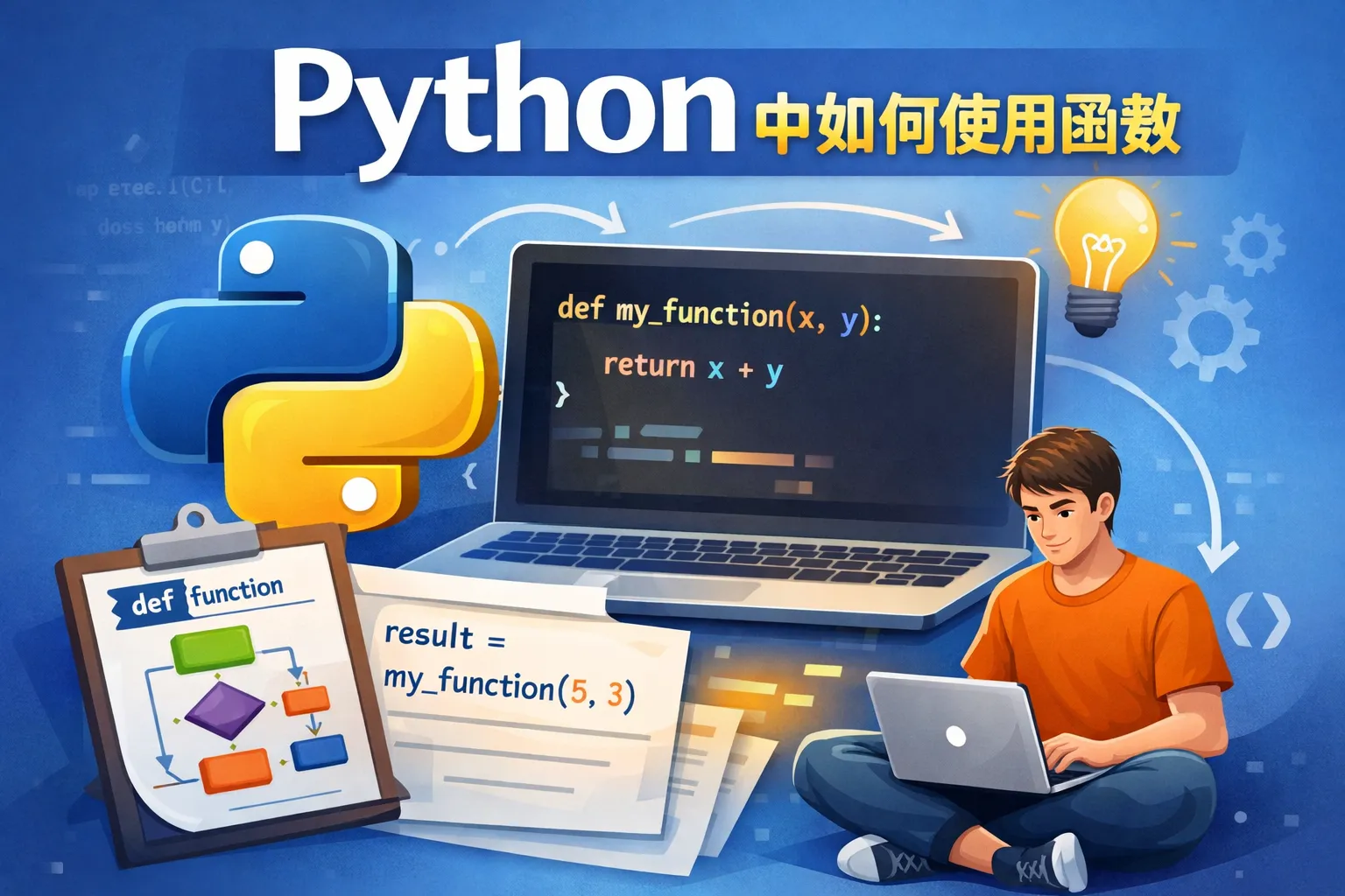 python 中如何使用函数