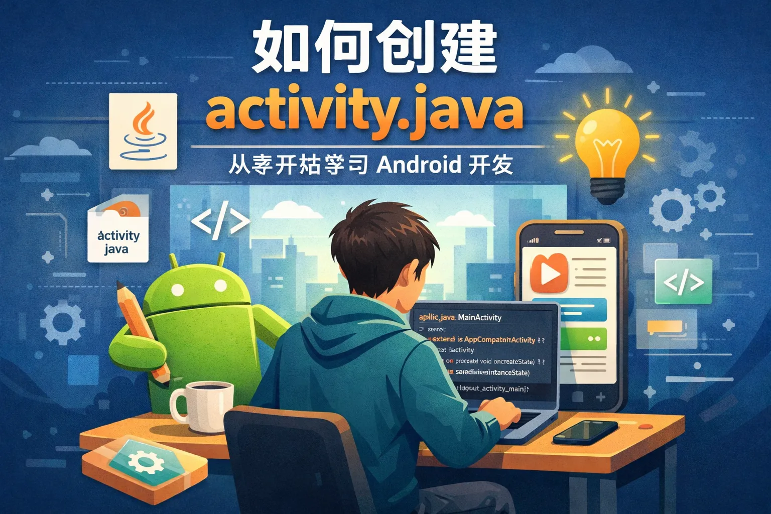 如何创建activity.java