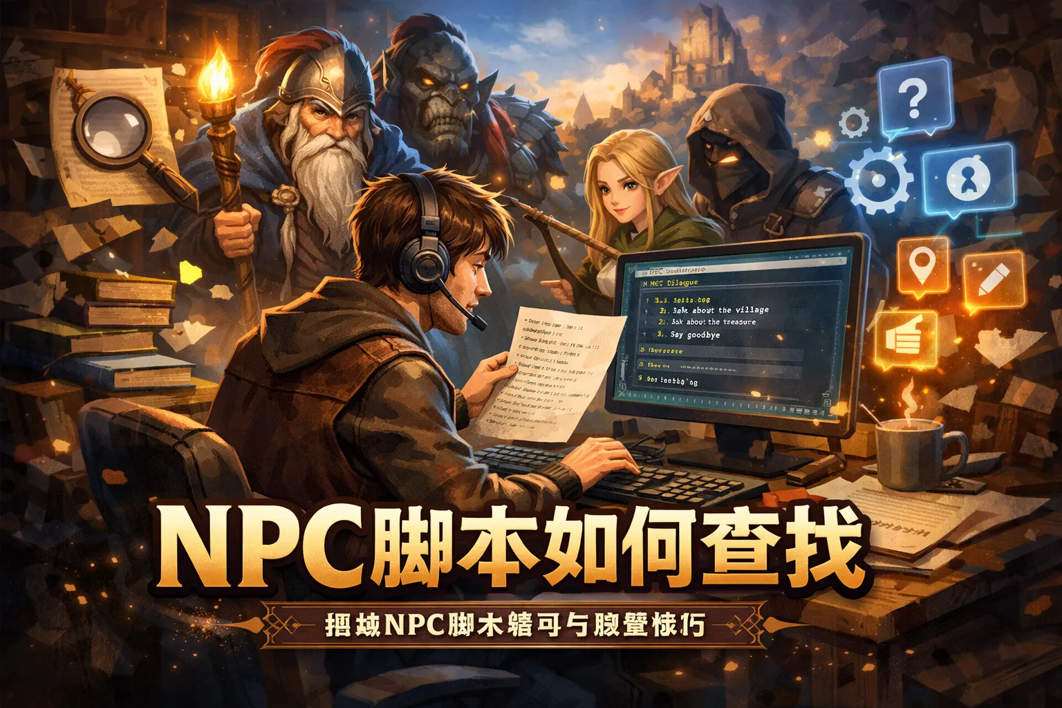 npc脚本如何查找