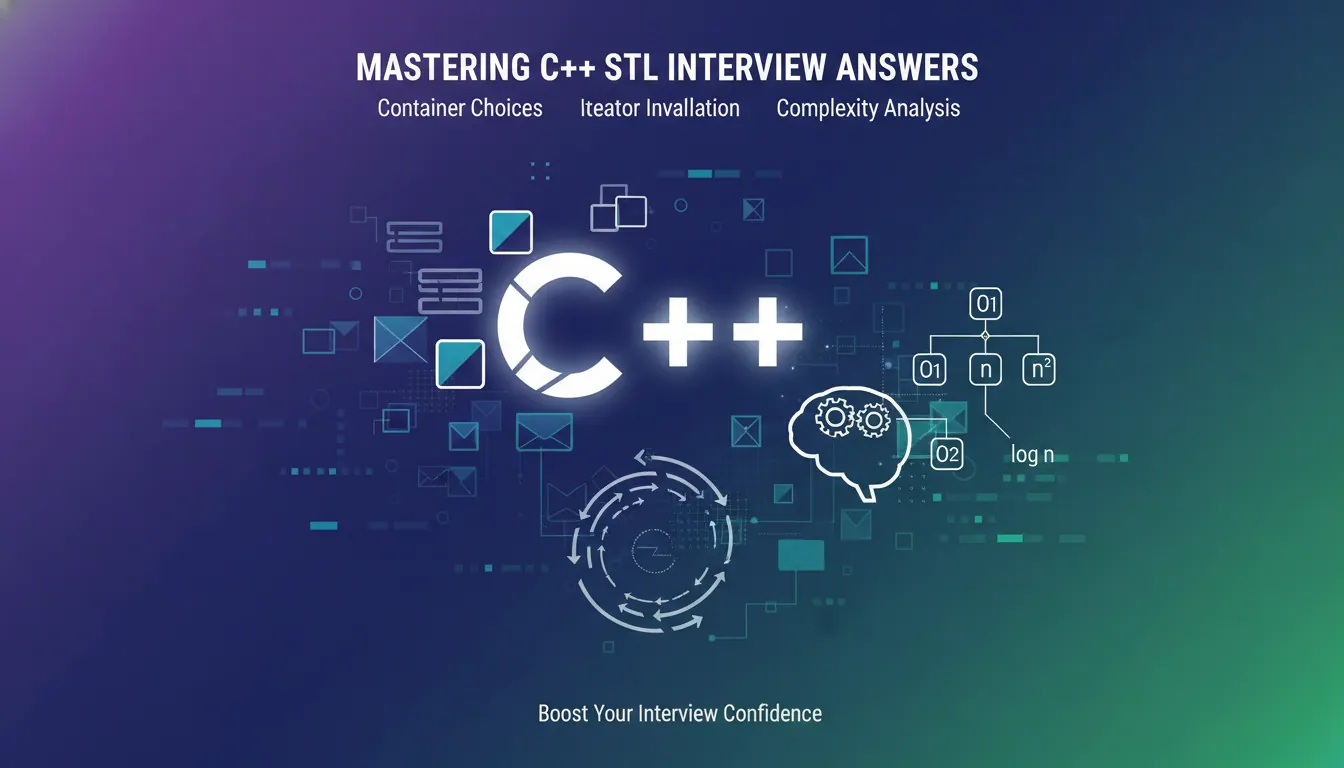C++ STL 面试题怎么提升面试表达稳定性:容器选择、迭代器失效和复杂度的答题思路