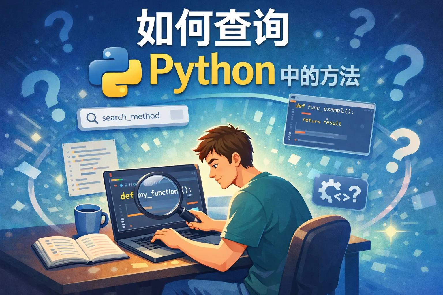 如何查询python中的方法