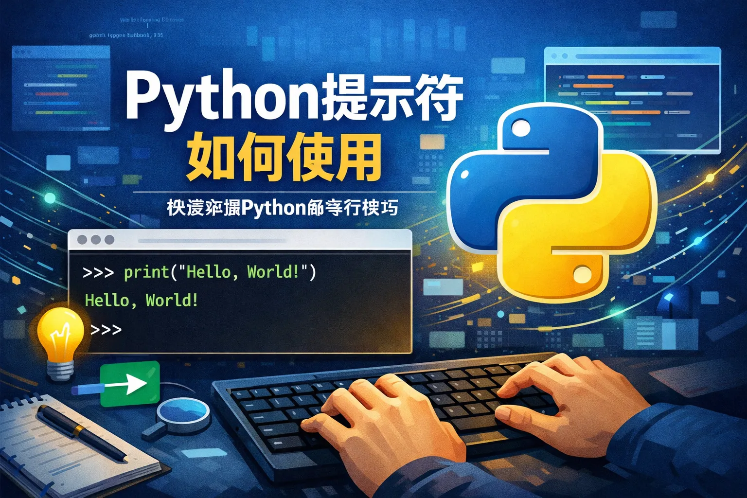 python提示符如何使用