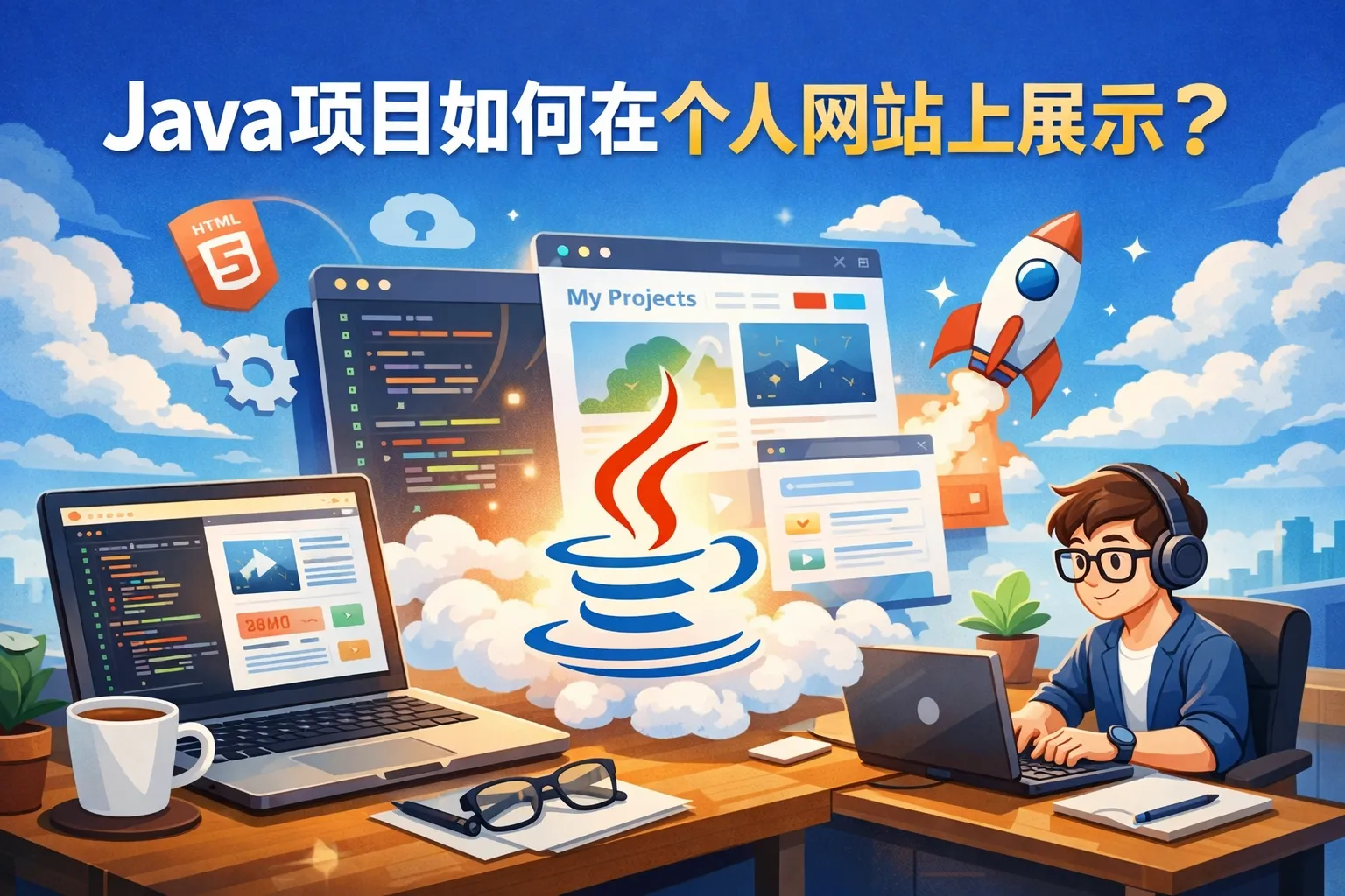 java项目如何在个人网站上展示