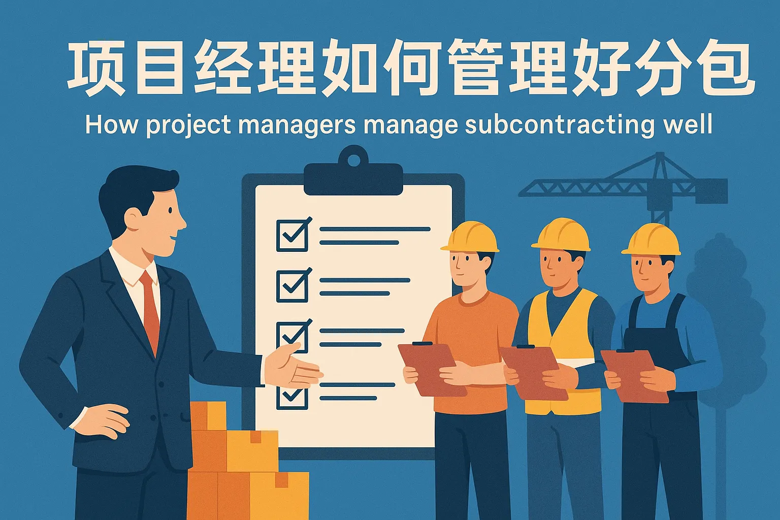 项目经理如何管理好分包