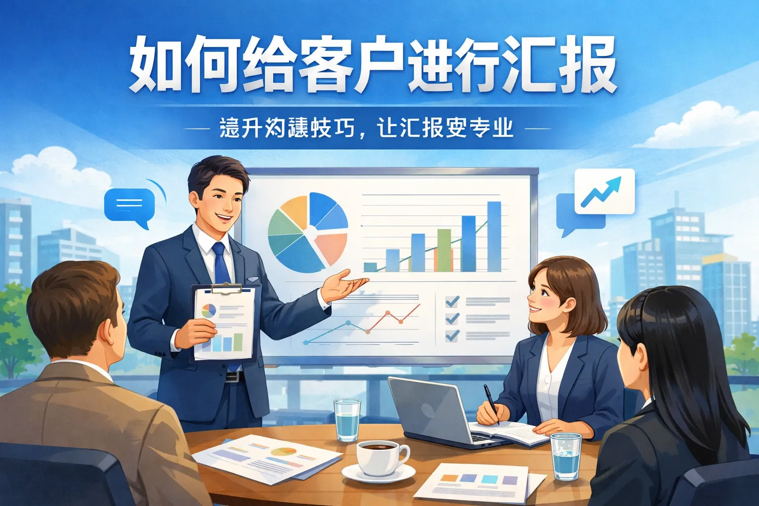 如何给客户进行汇报