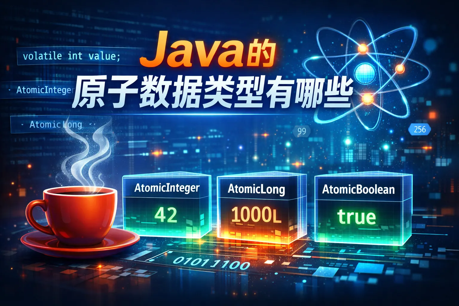 java的原子数据类型有哪些