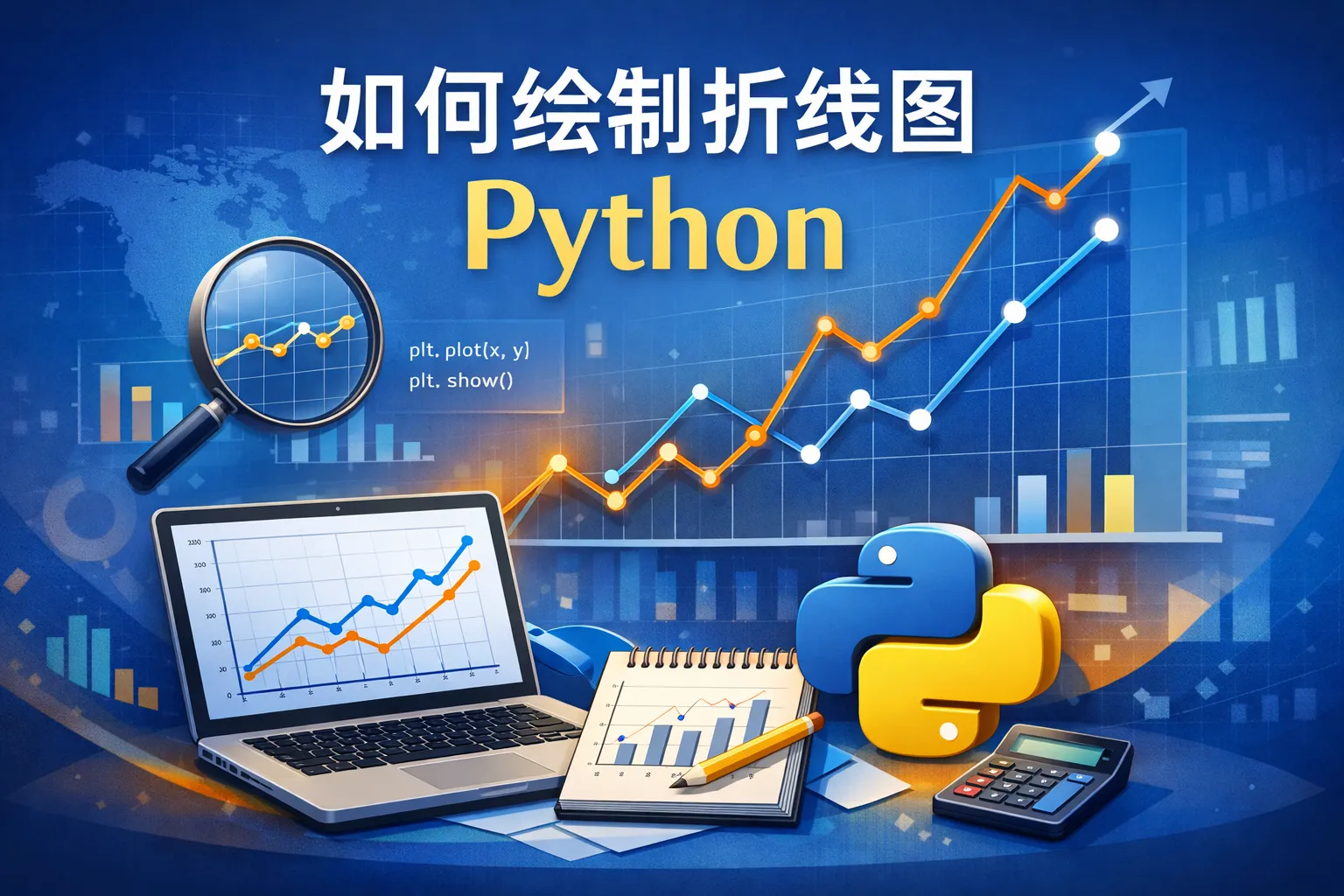 如何绘制折线图python