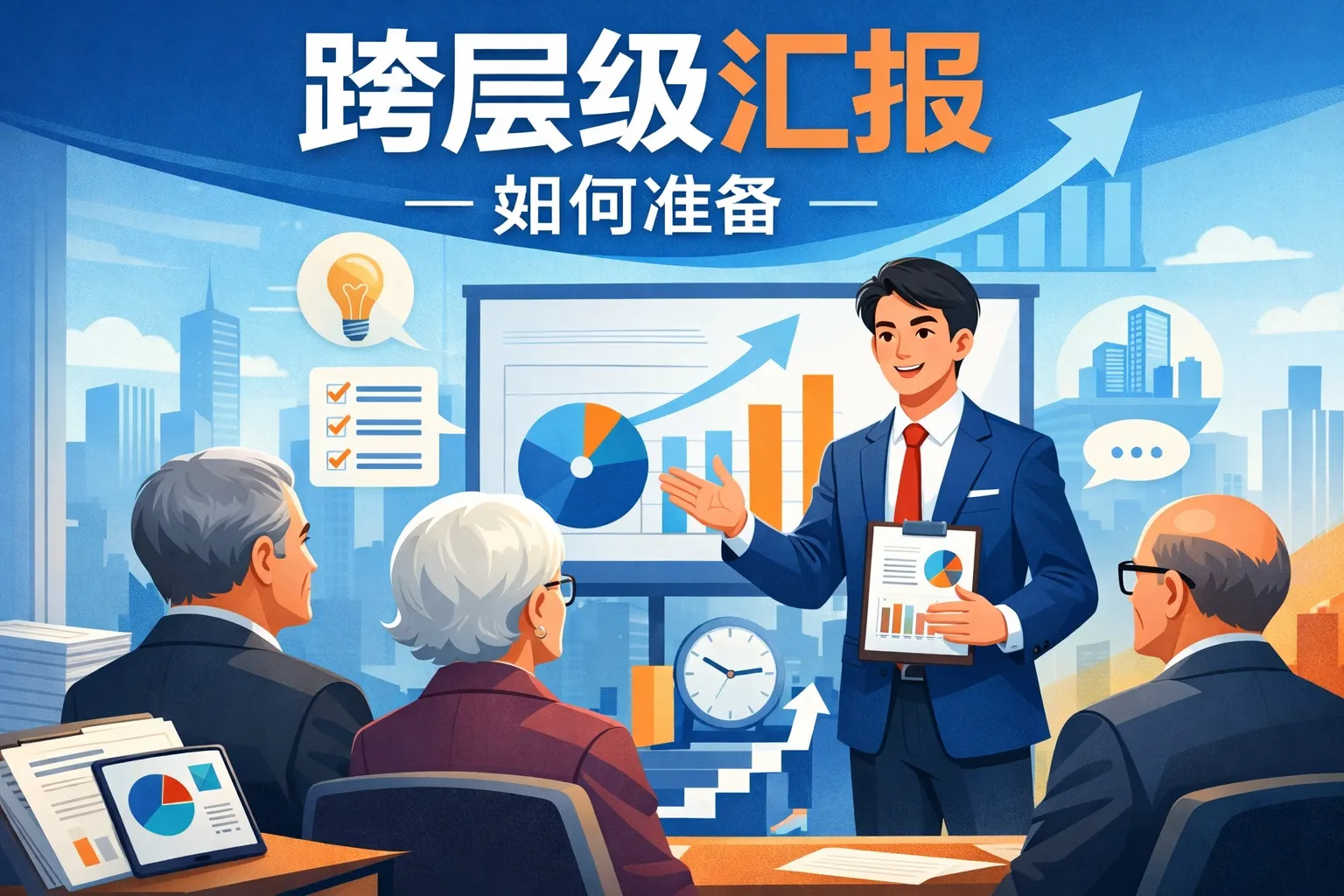 跨层级汇报如何准备