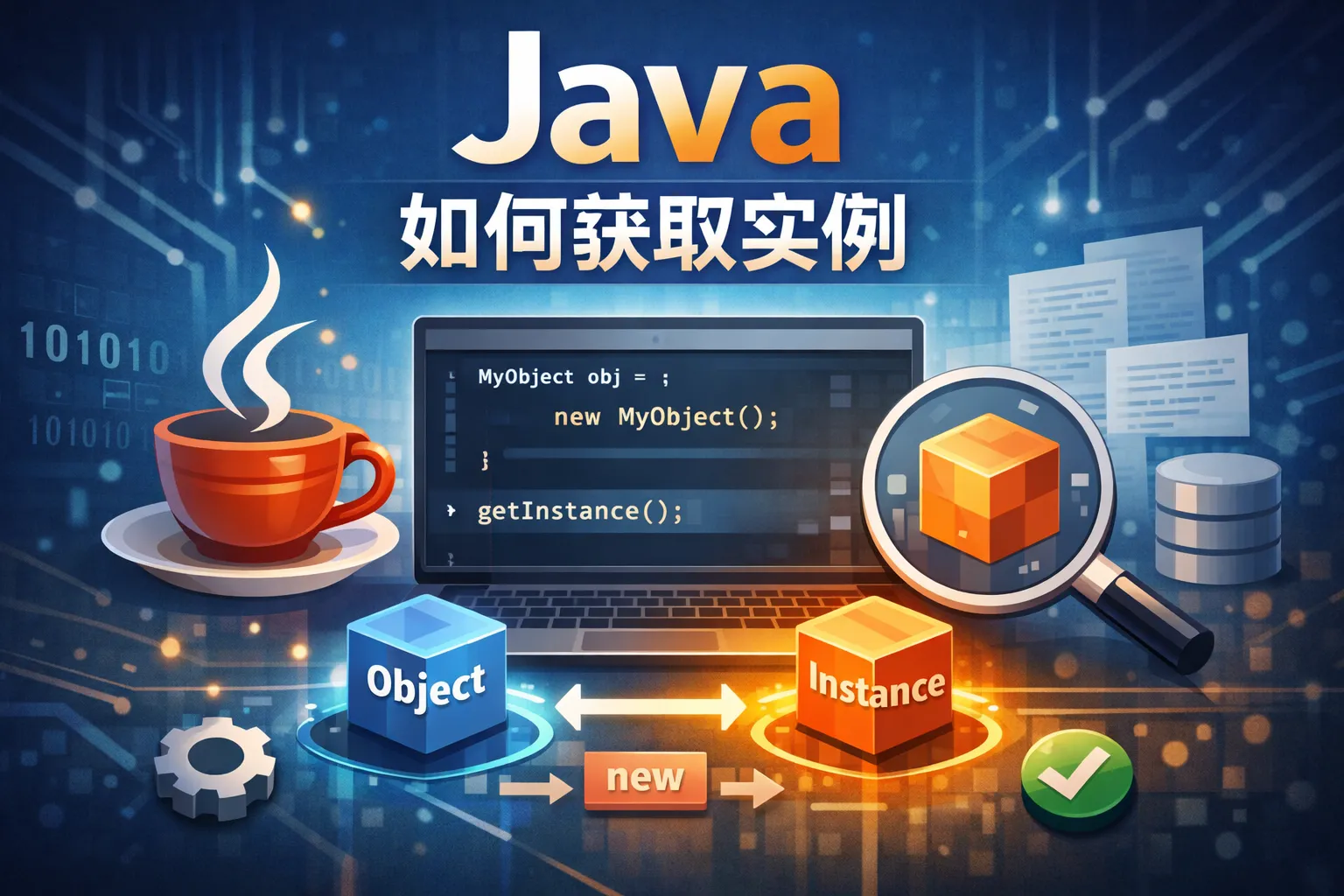 java如何获取实例