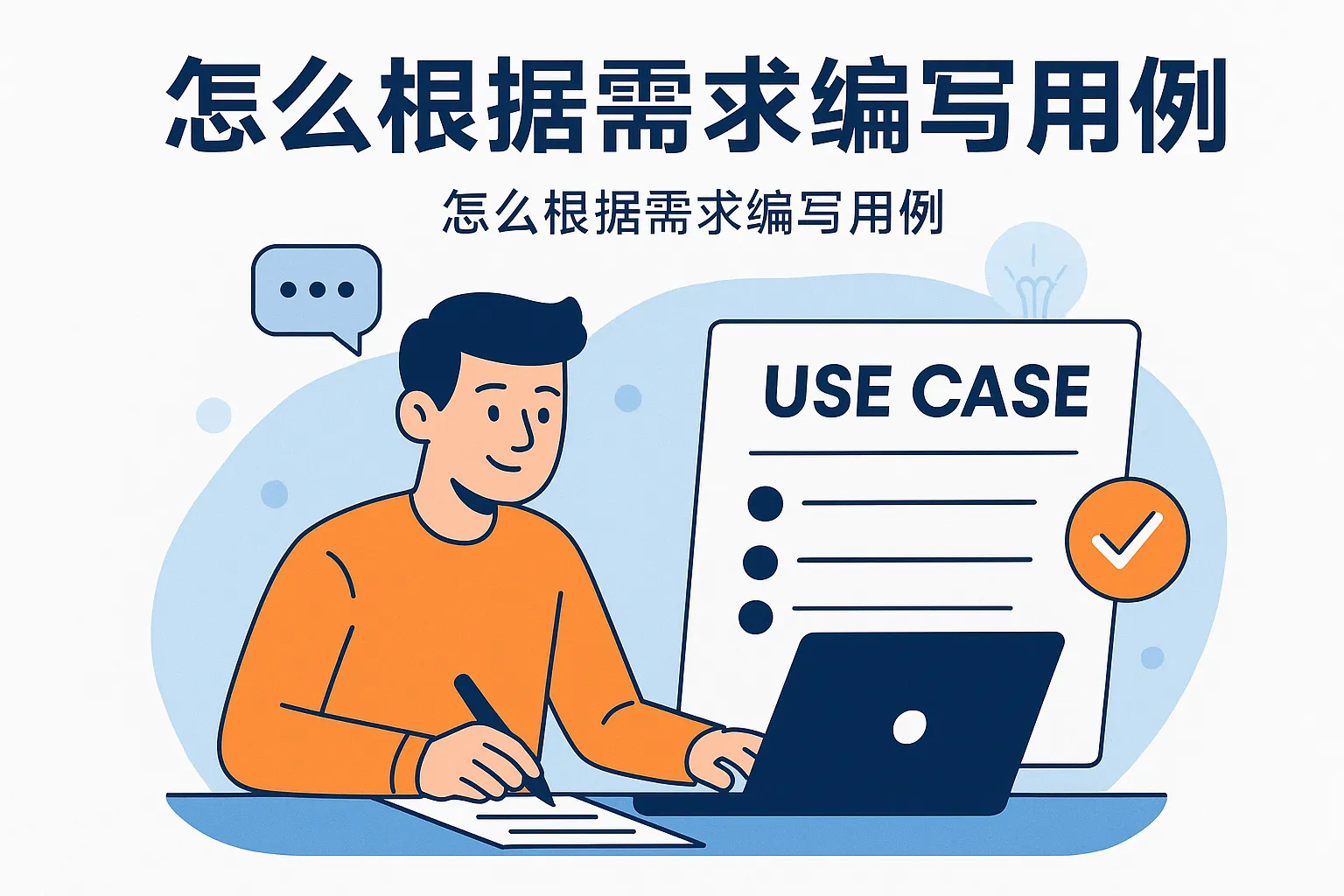 怎么根据需求编写用例