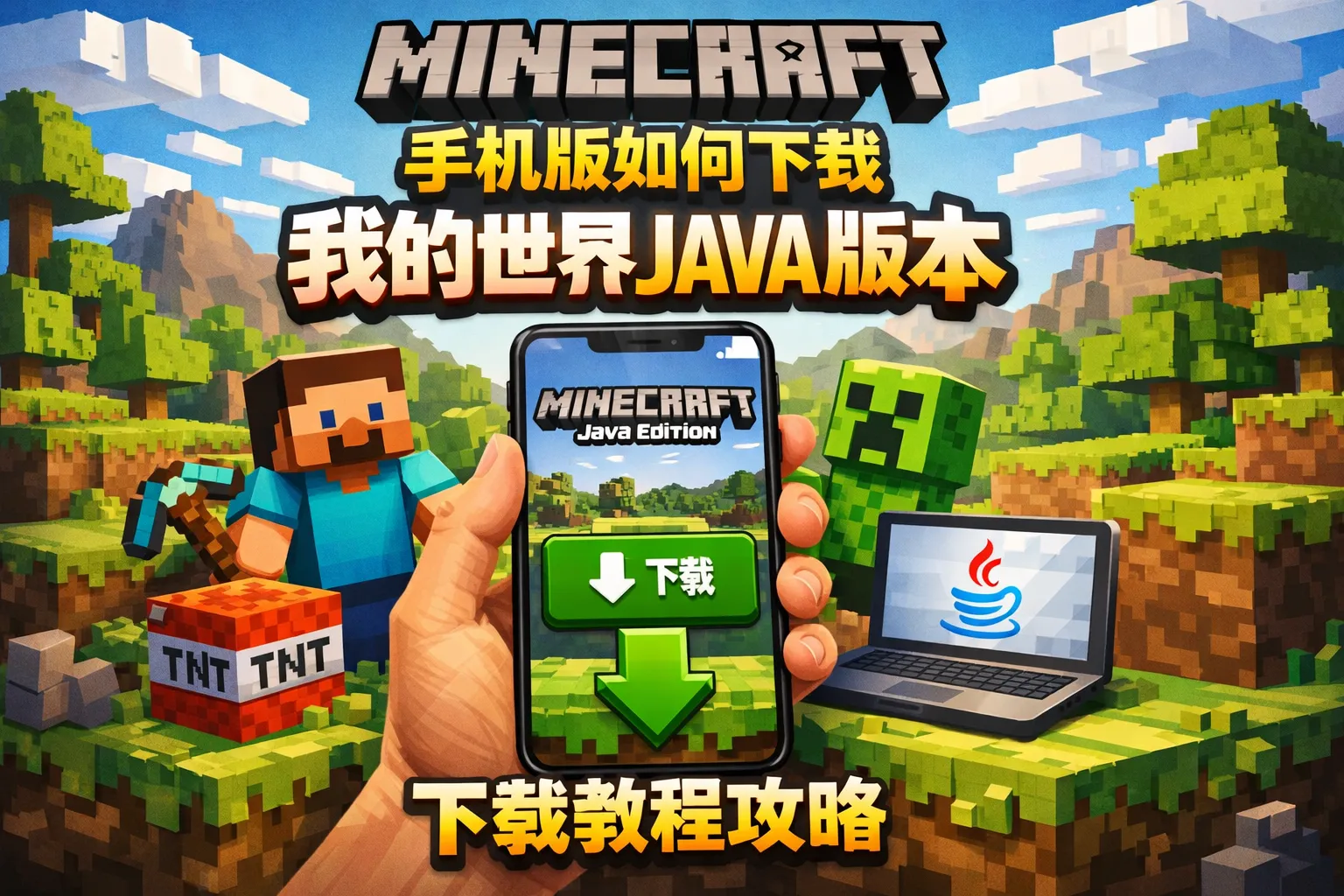 手机版如何下载我的世界java版本