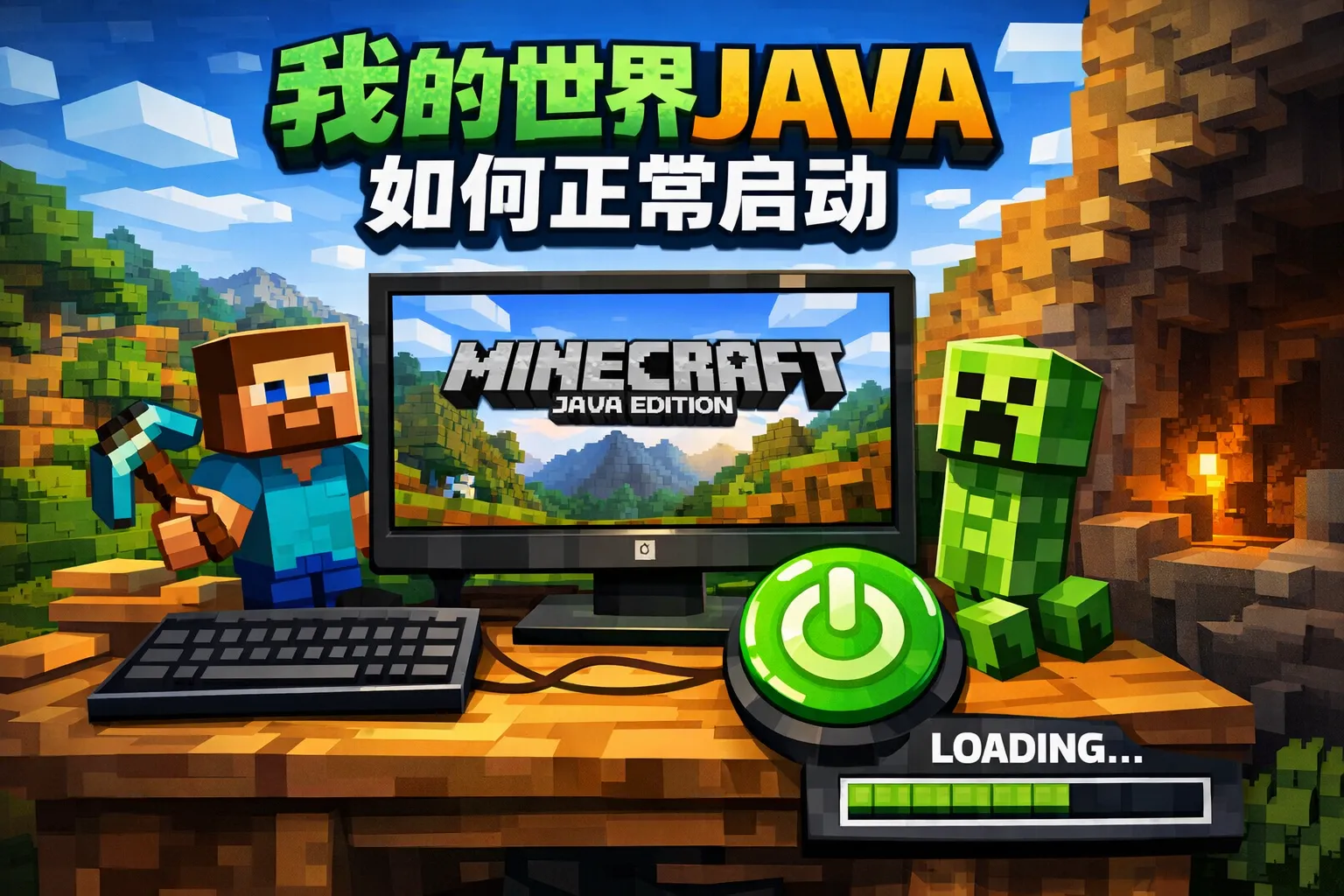 我的世界java如何正常启动