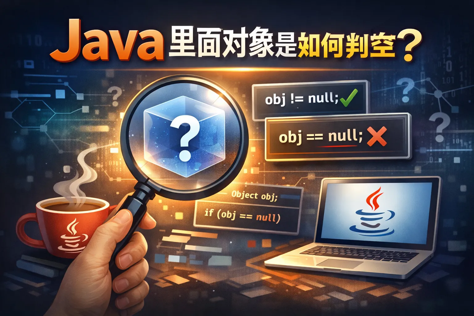 java里面对象是如何判空的