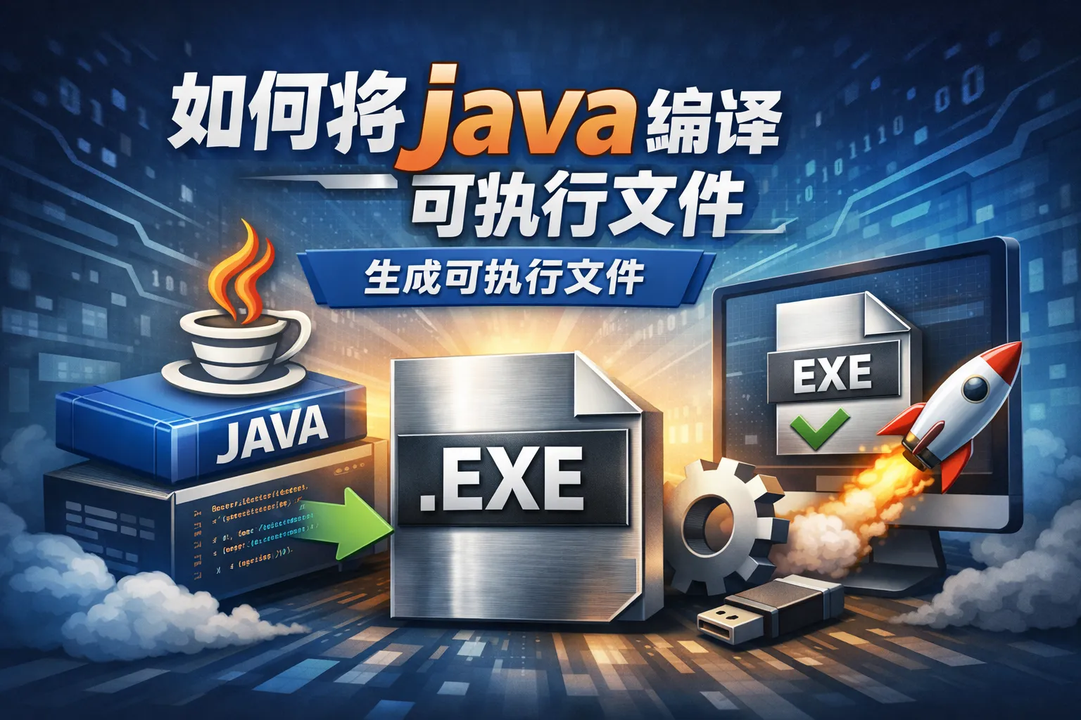 如何将java编译可执行文件