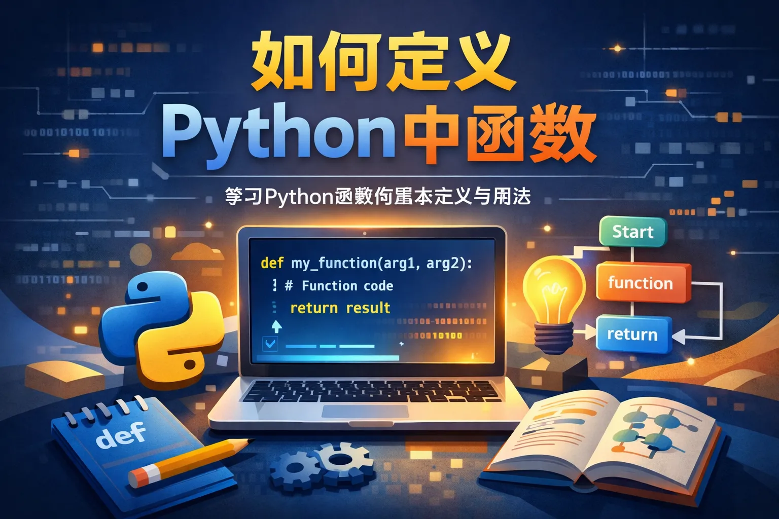 如何定义python中函数