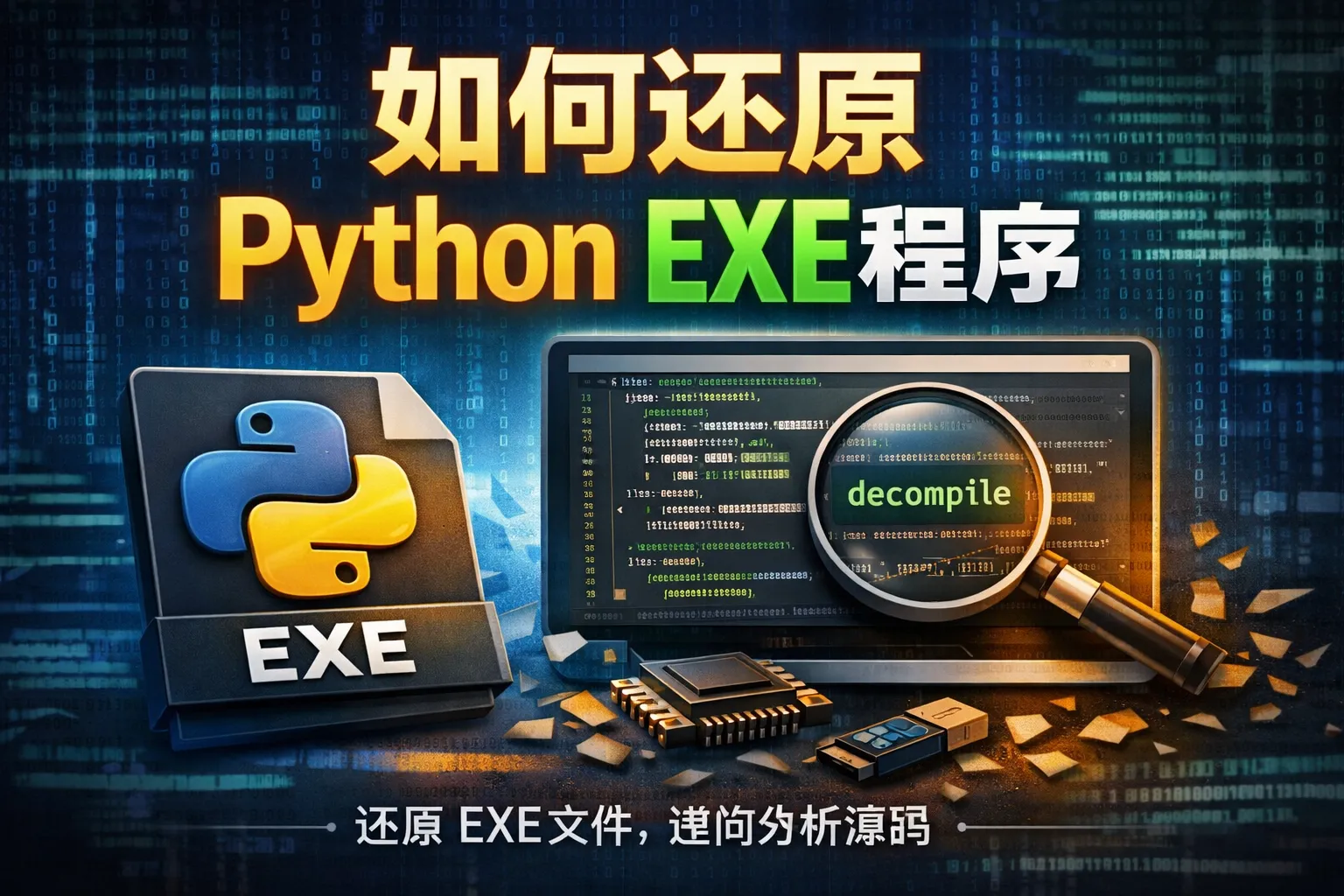 如何还原python exe程序