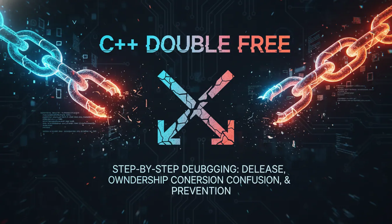 C++ double free如何一步步排查：重复释放、所有权混乱和防范方法的代码示例
