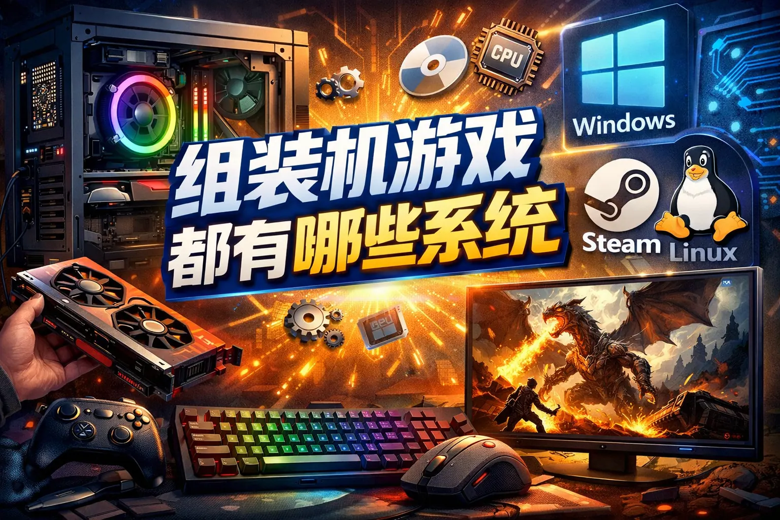 组装机游戏都有哪些系统