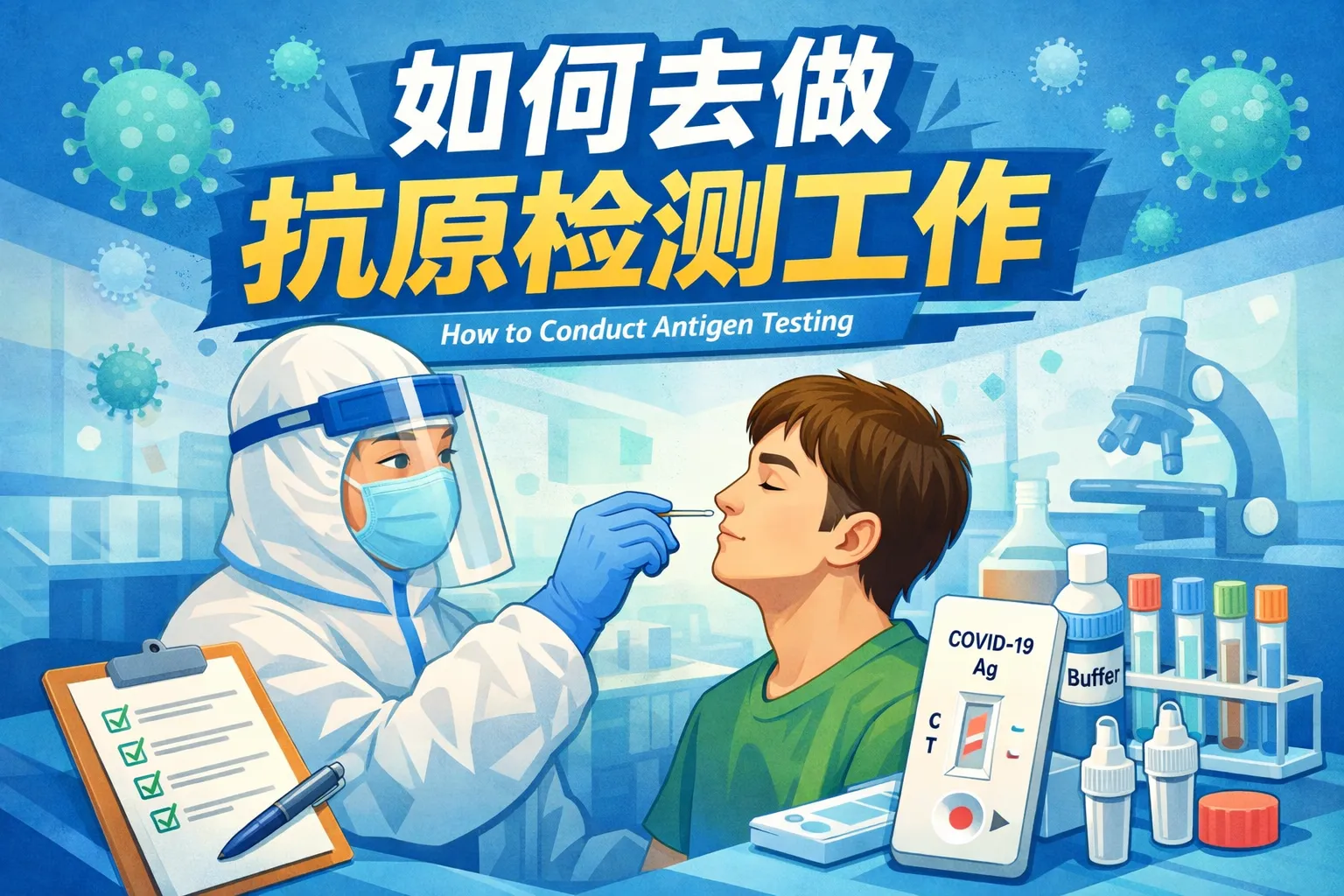 如何去做抗原检测工作