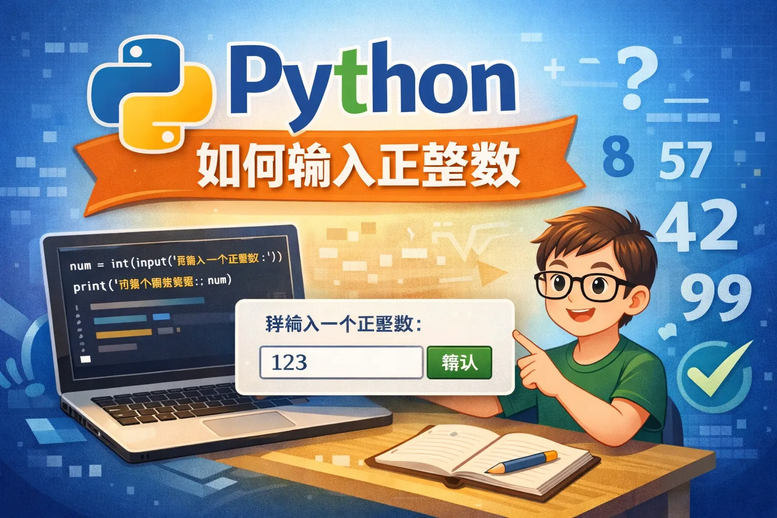 python如何输入正整数