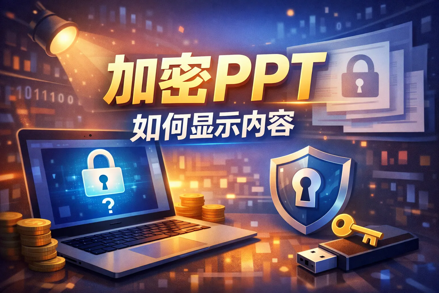 加密ppt如何显示内容