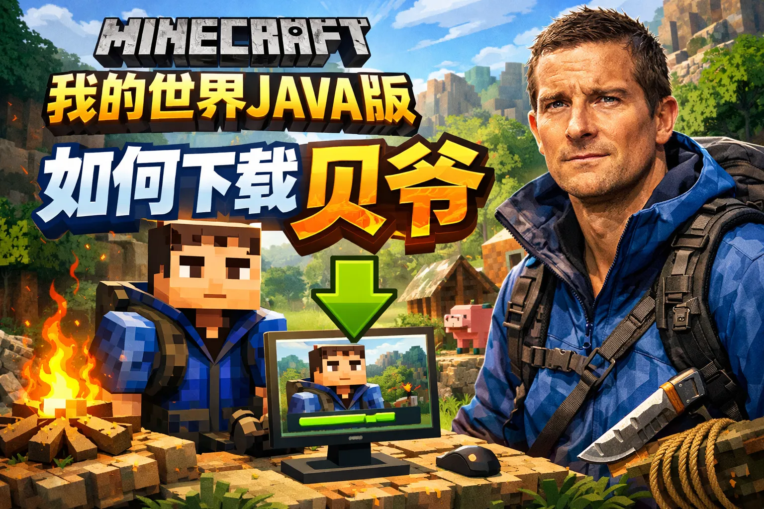 我的世界java版如何下载贝爷