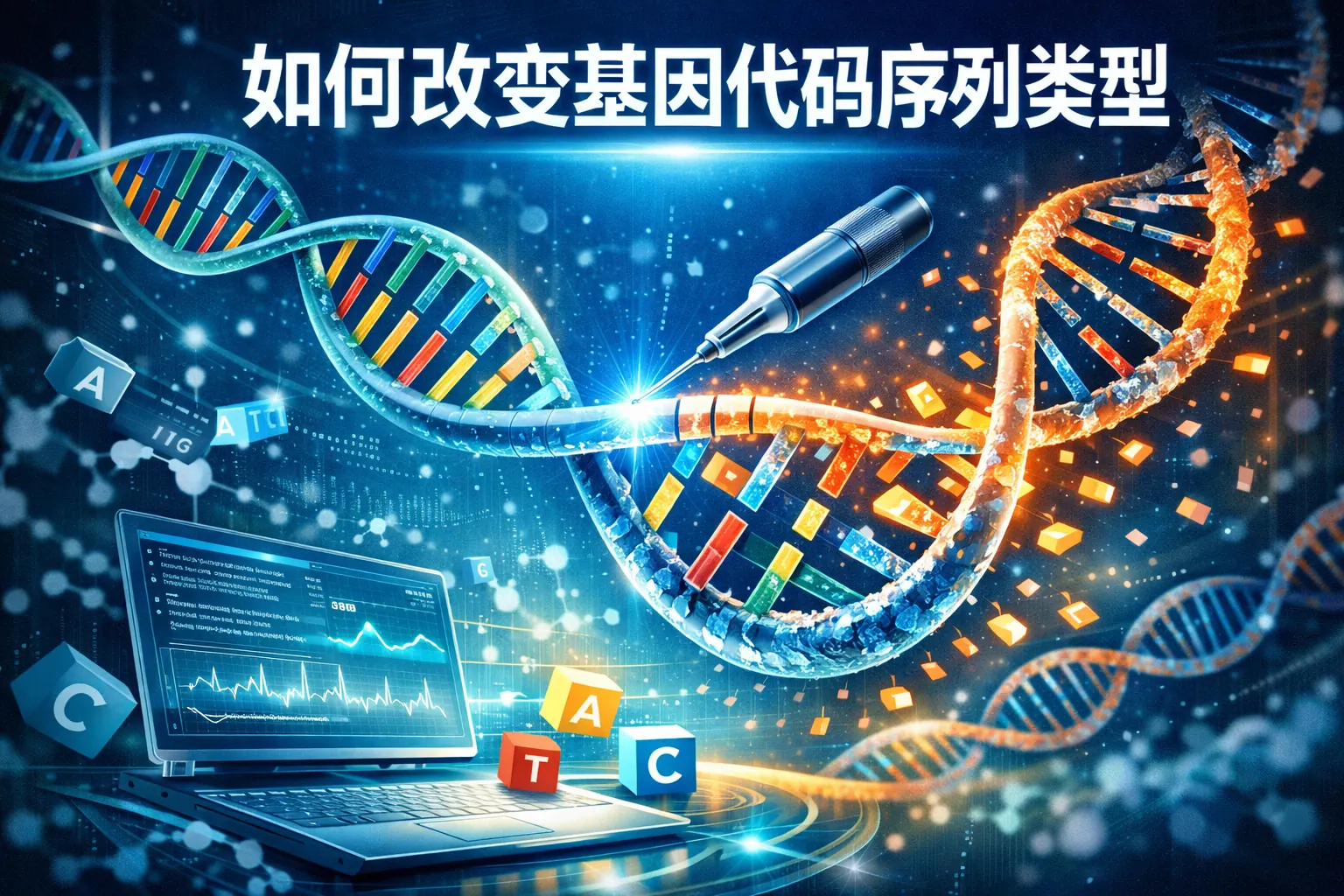 如何改变基因代码序列类型