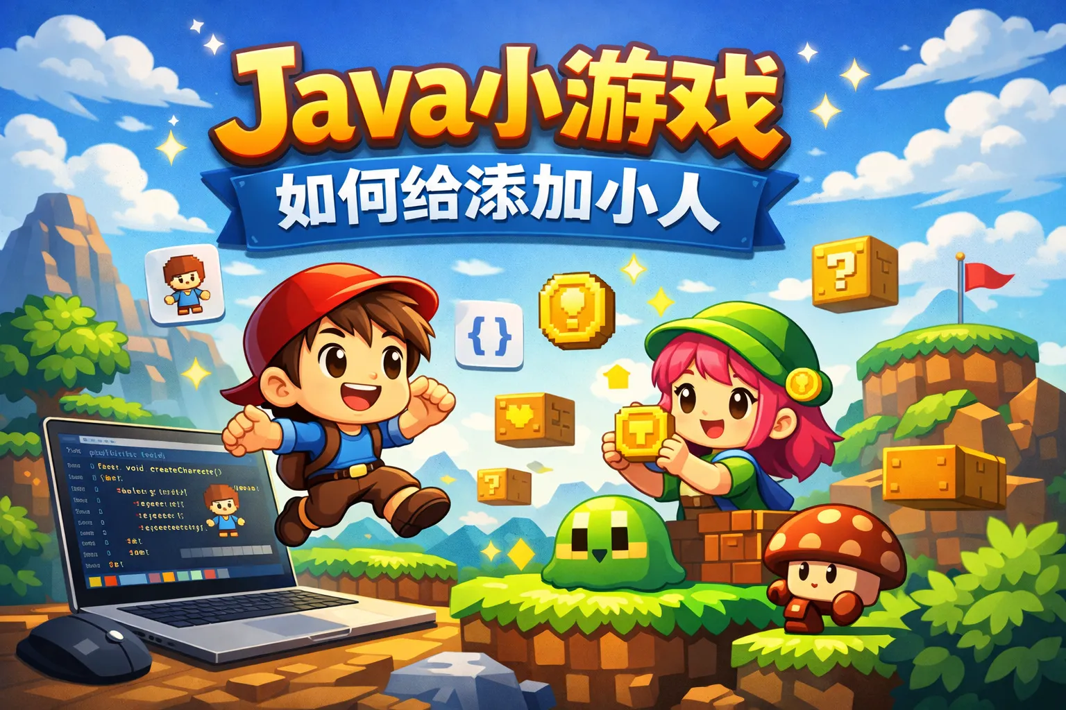 java小游戏如何给添加小人