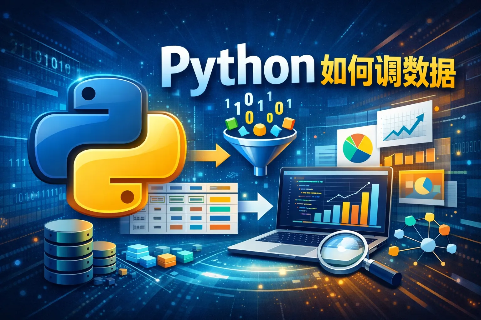 python如何调数据
