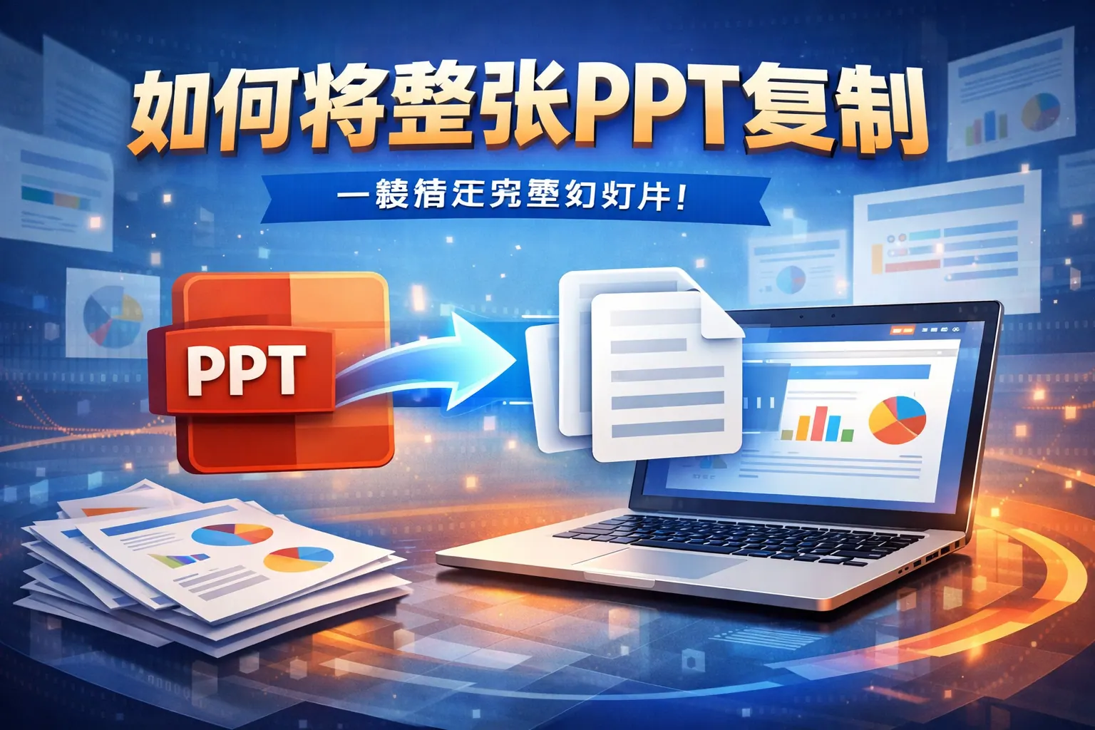 如何将整张ppt复制