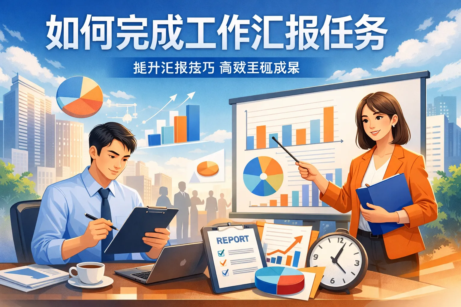 如何完成工作汇报任务