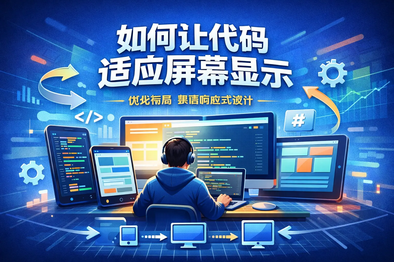 如何让代码适应屏幕显示