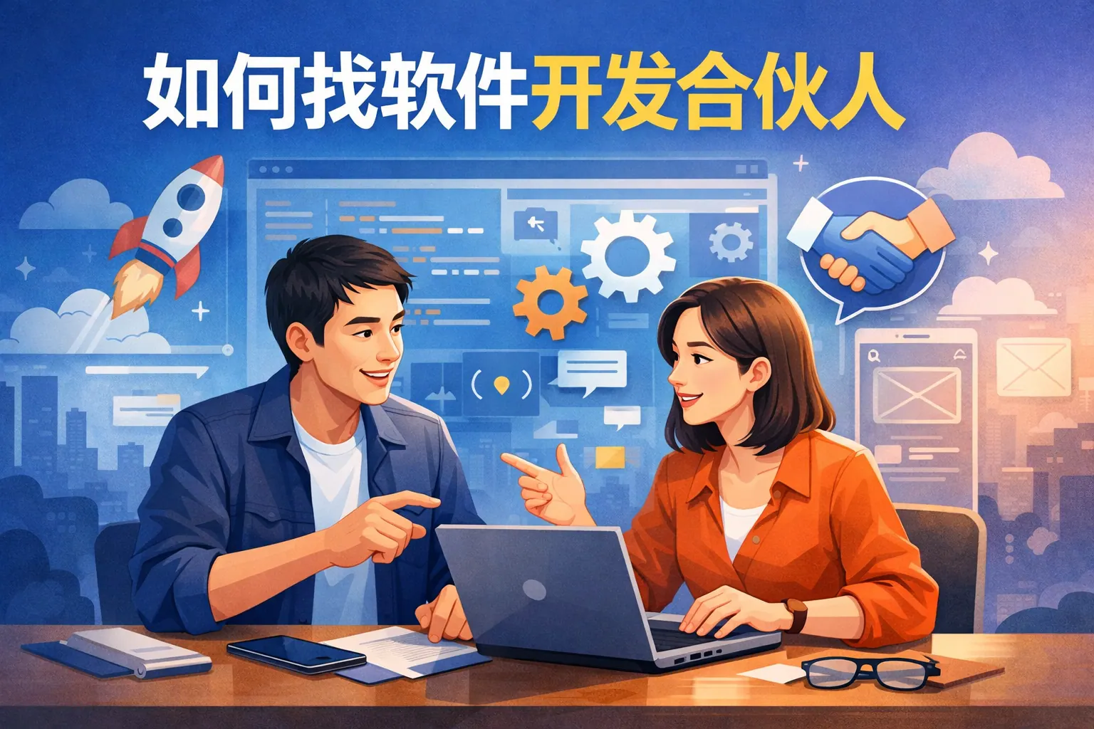 如何找软件开发合伙人