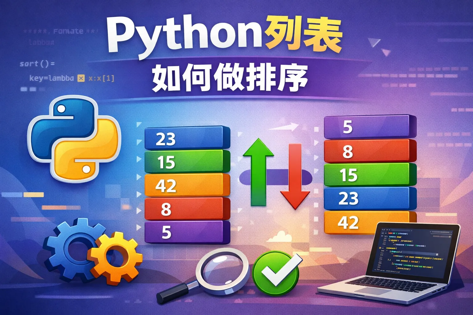 python列表如何做排序