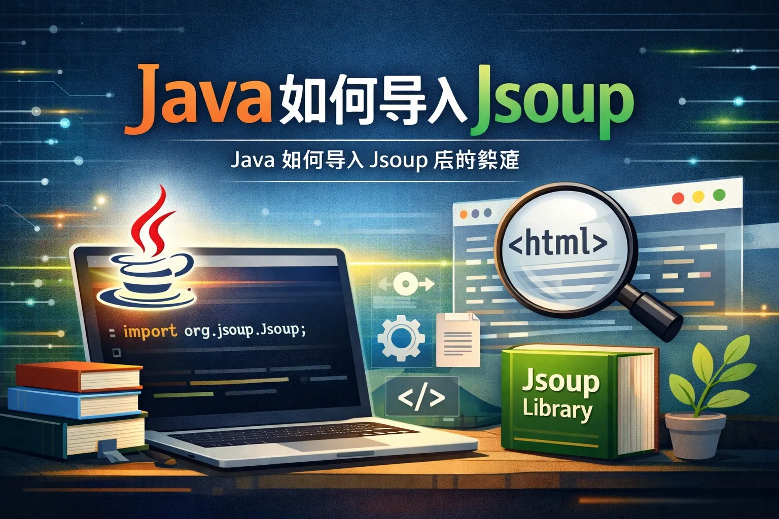 java如何导入jsoup
