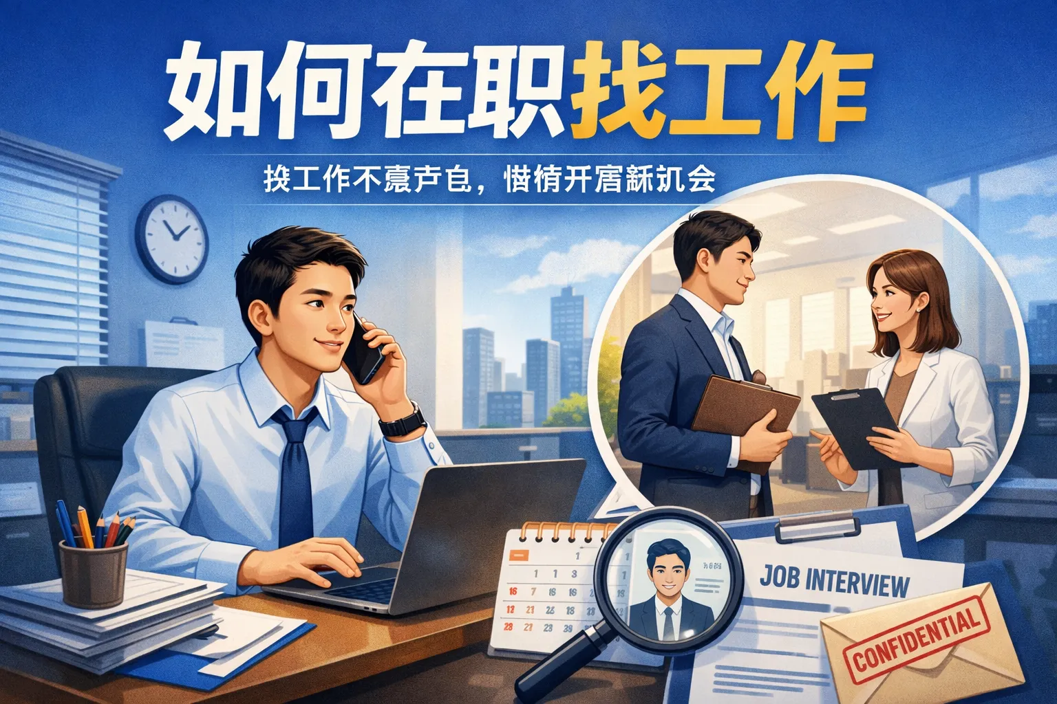 如何在职找工作