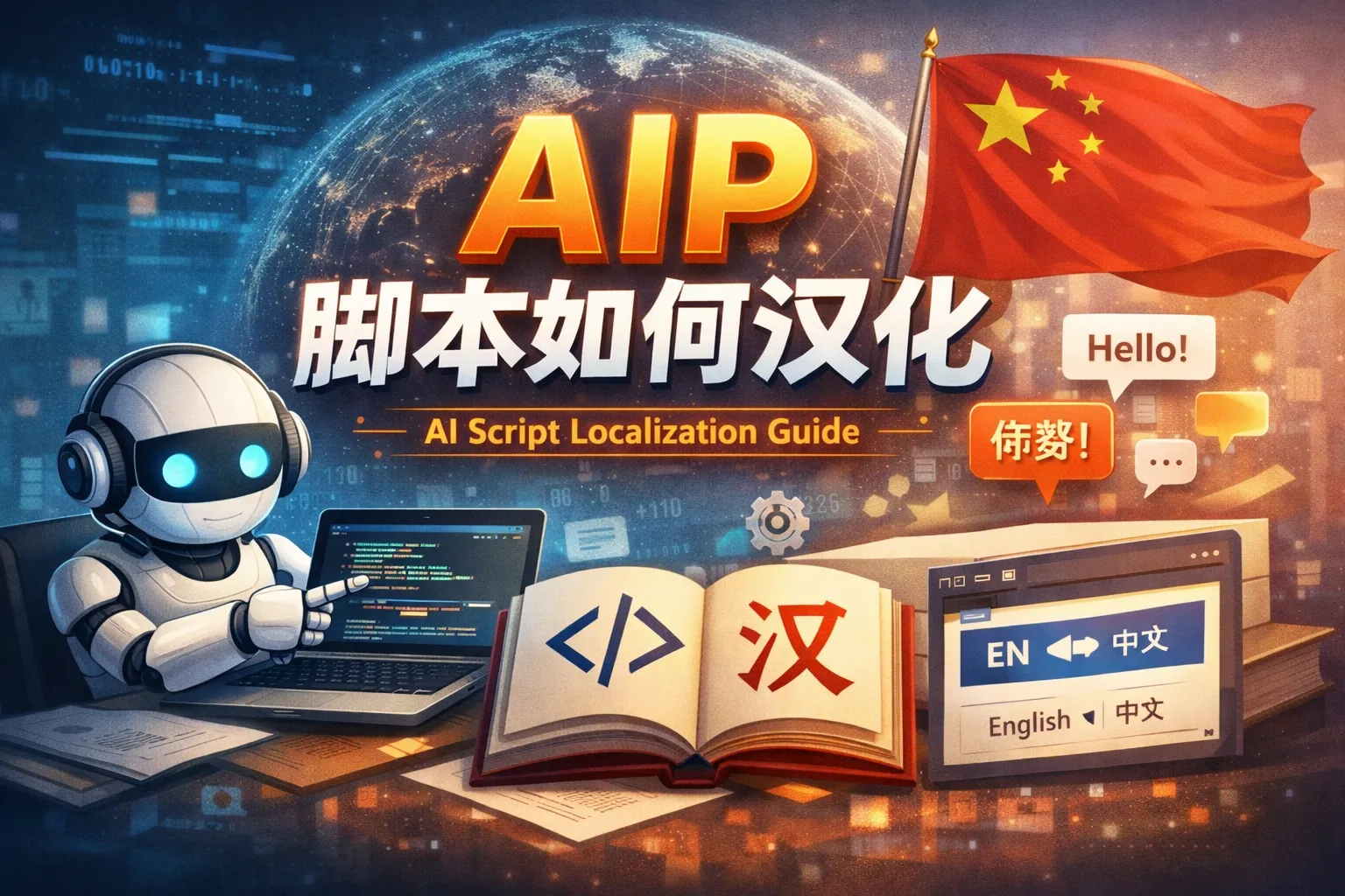 aip脚本如何汉化