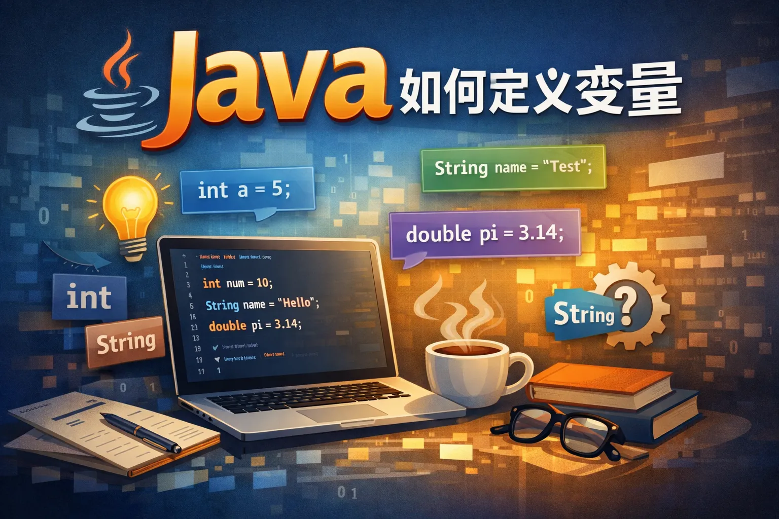 java如何定义变量