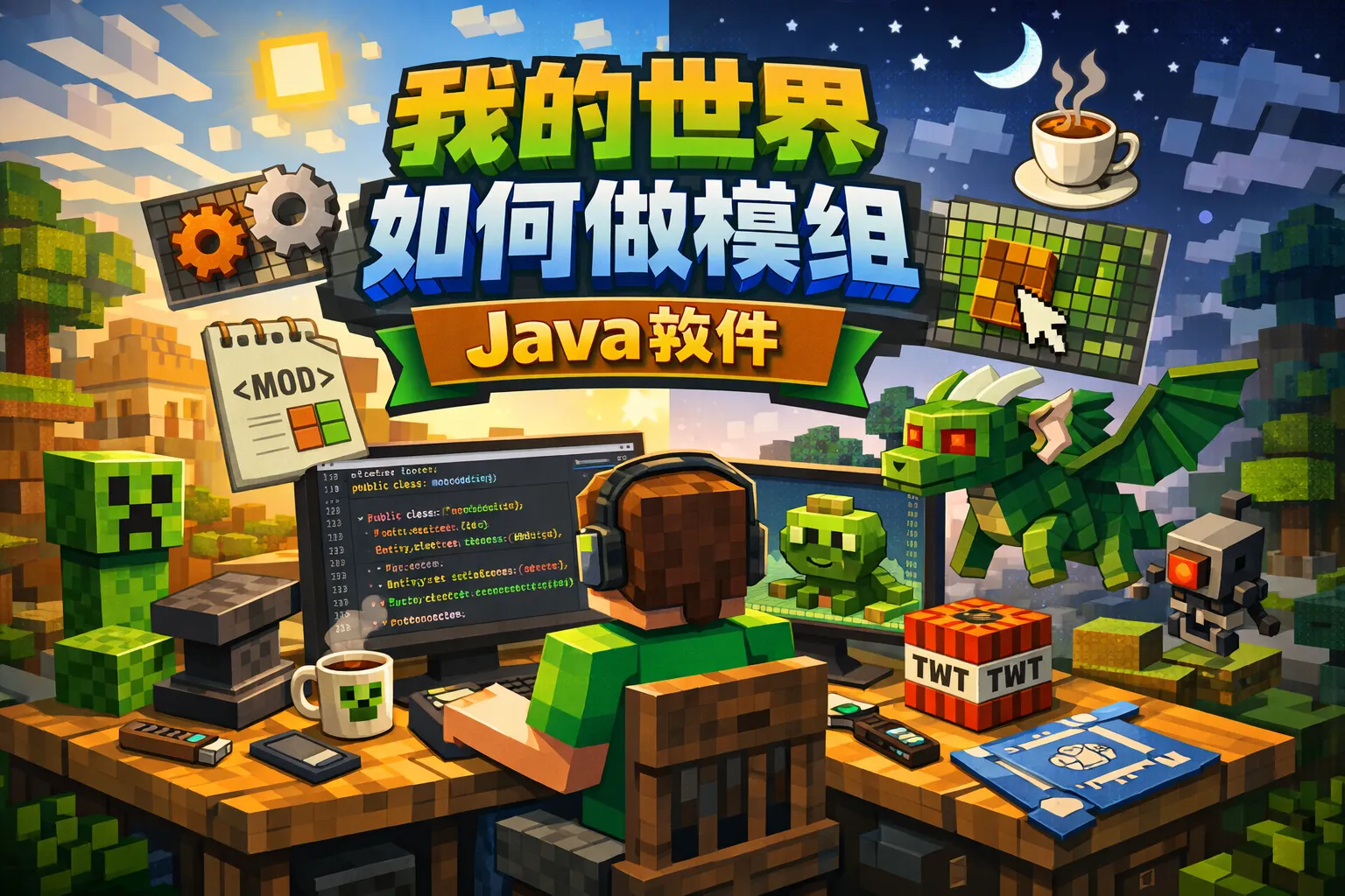 我的世界如何做模组Java软件