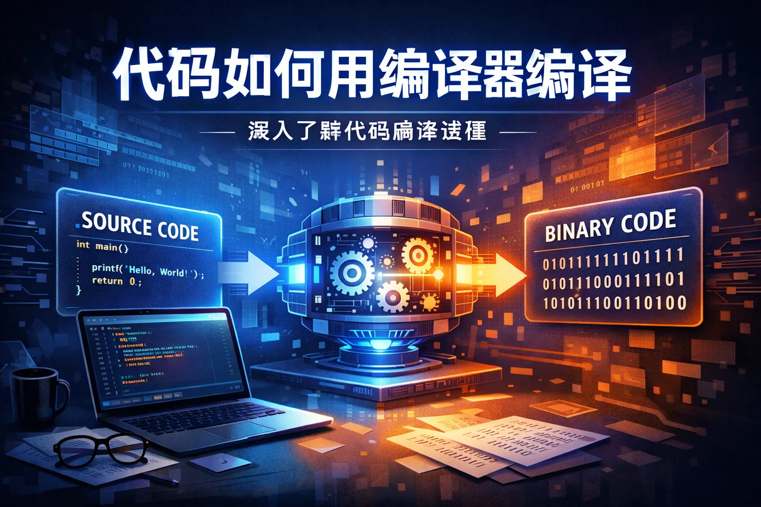 代码如何用编译器编译