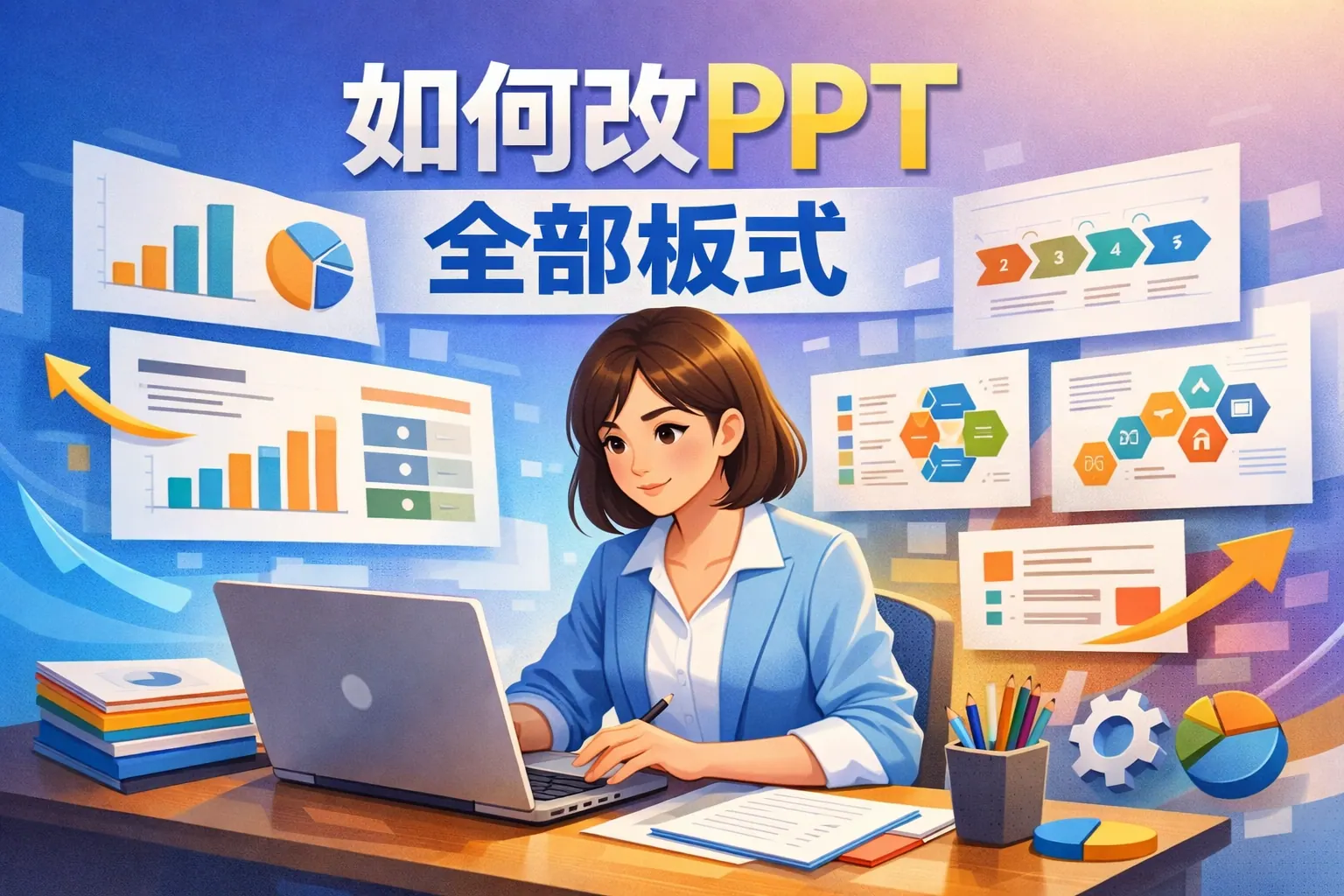 如何改ppt全部板式
