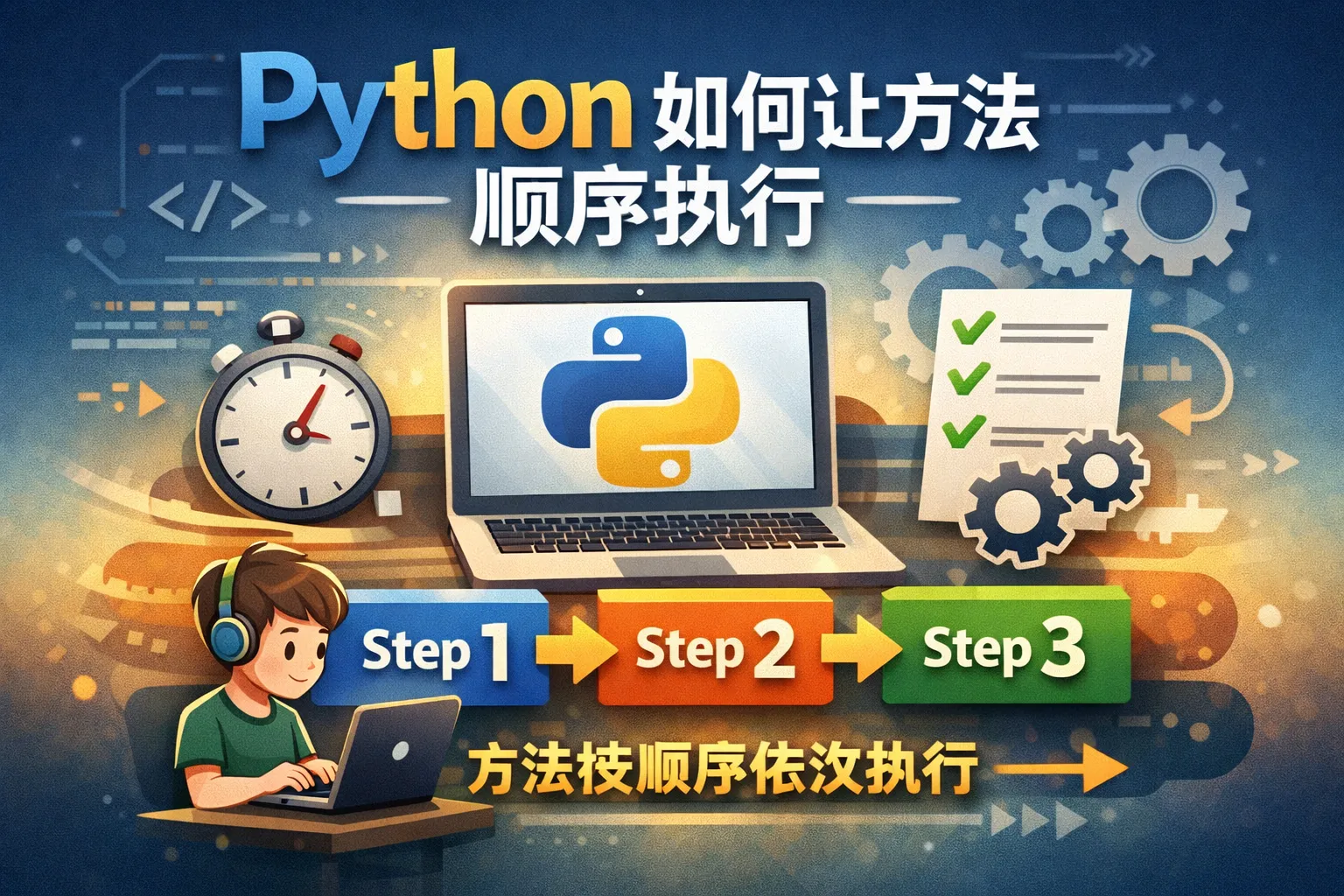 python如何让方法顺序执行