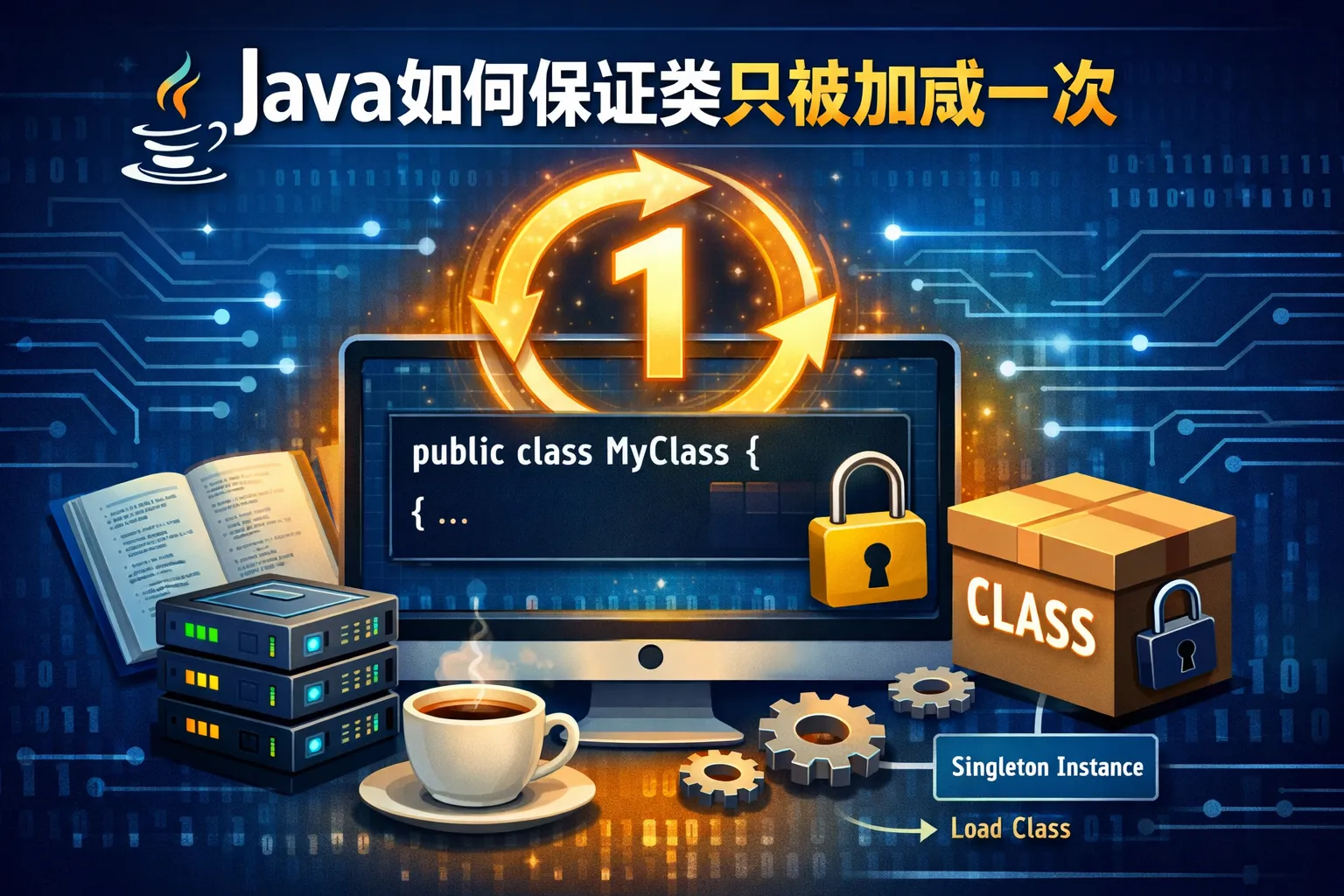 java如何保证类只被加载一次