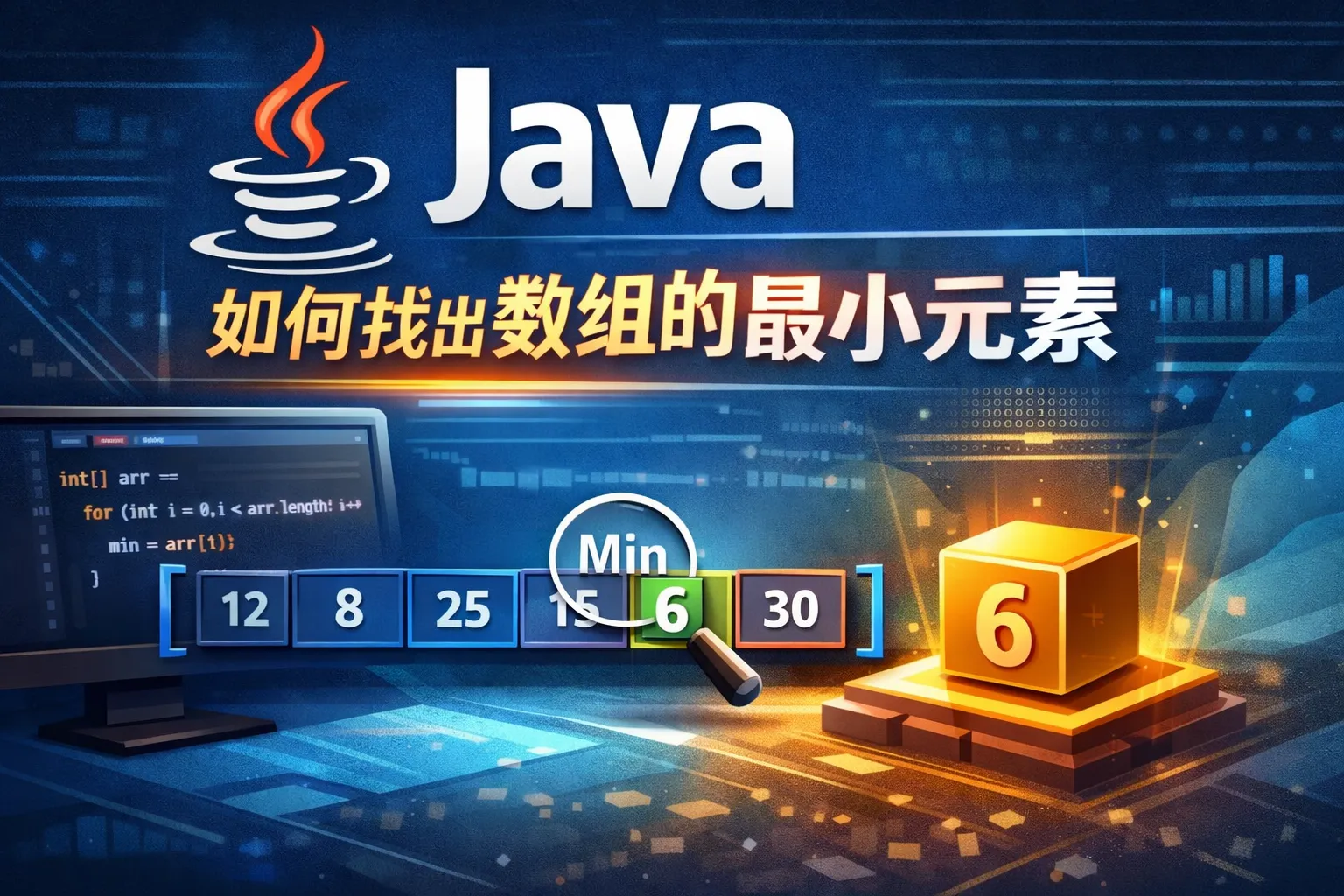 Java如何找出数组的最小元素