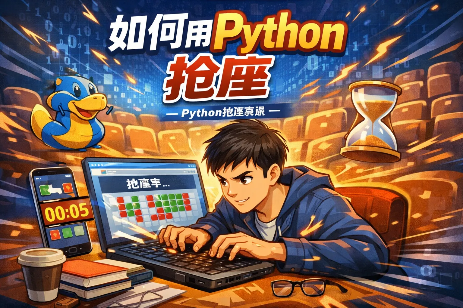 如何用Python抢座